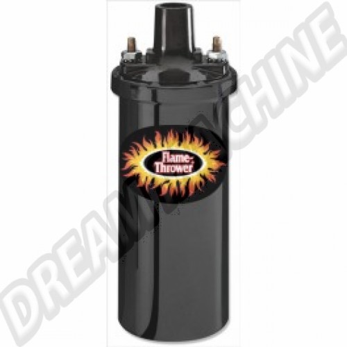 Bobine Pertronix noire Flame-Thrower 12V 40.000 Volts 3 Ohms AC90540511 Sur www.dream-machine.fr